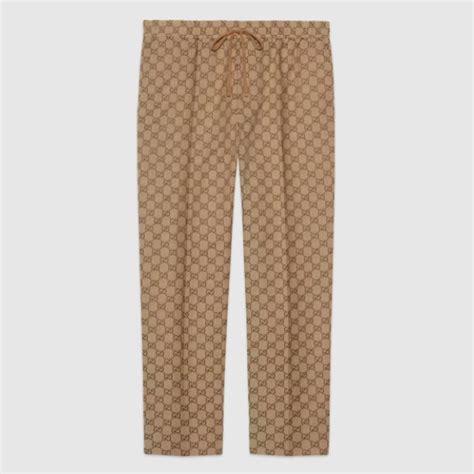 gucci cat print trouser|gucci trousers for men.